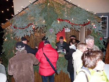 SPD-Hütte auf dem Münstermaifelder Weihnachtsmarkt